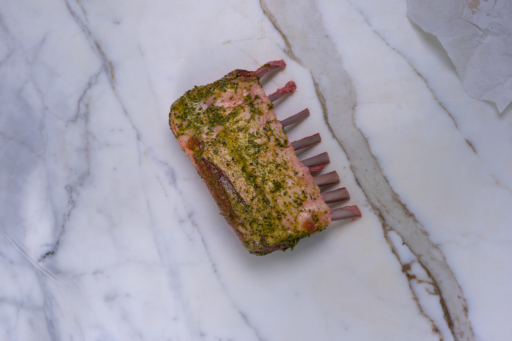 Lamscarré gemarineerd