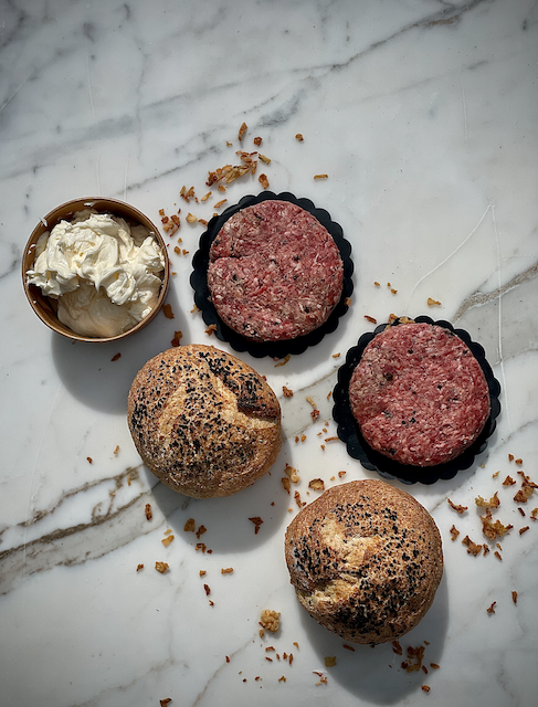 Pakket Wagyu burger (rund)