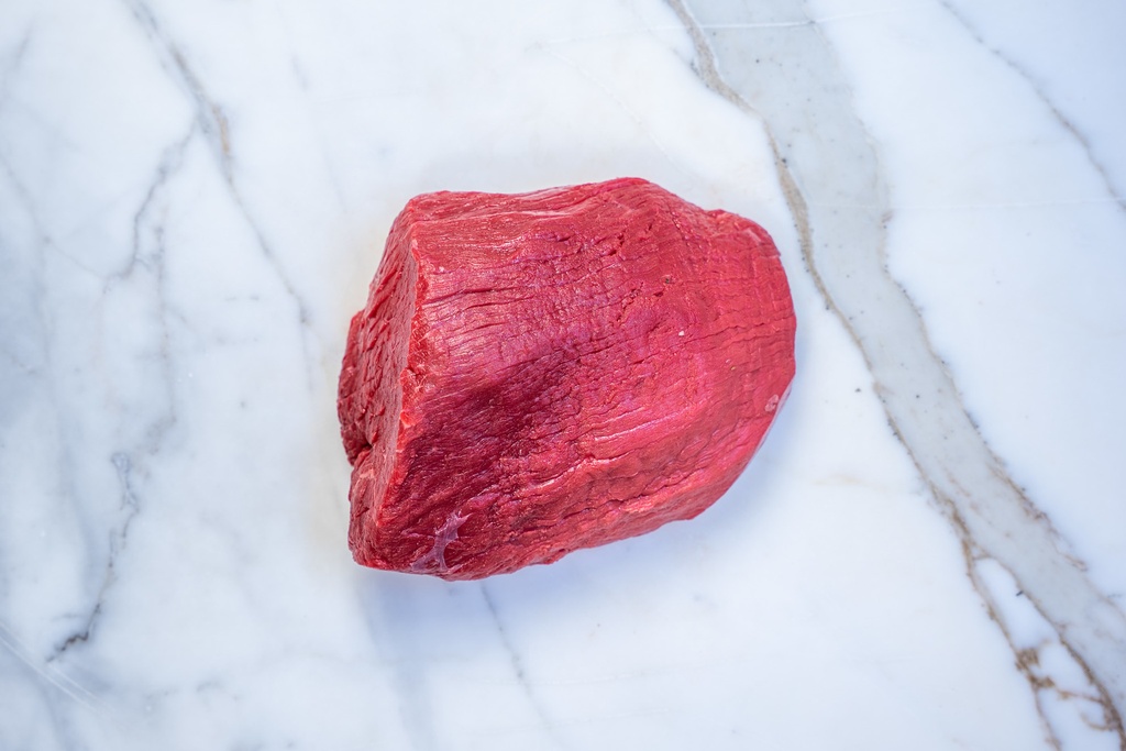 Gepelde steak Belgisch Witblauw