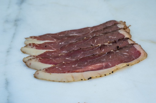 Carpaccio dubbelgerijpte picanha